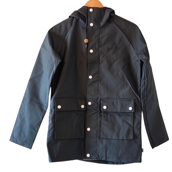 Burton Snowboards BRTN Rain Coat Large Waterproof Bonded Fall Winter Jacket XS - Picture 7 of 16